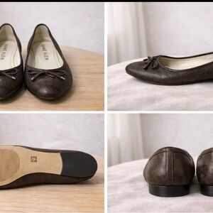 Anne Klein Dark Brown Ballet Flats